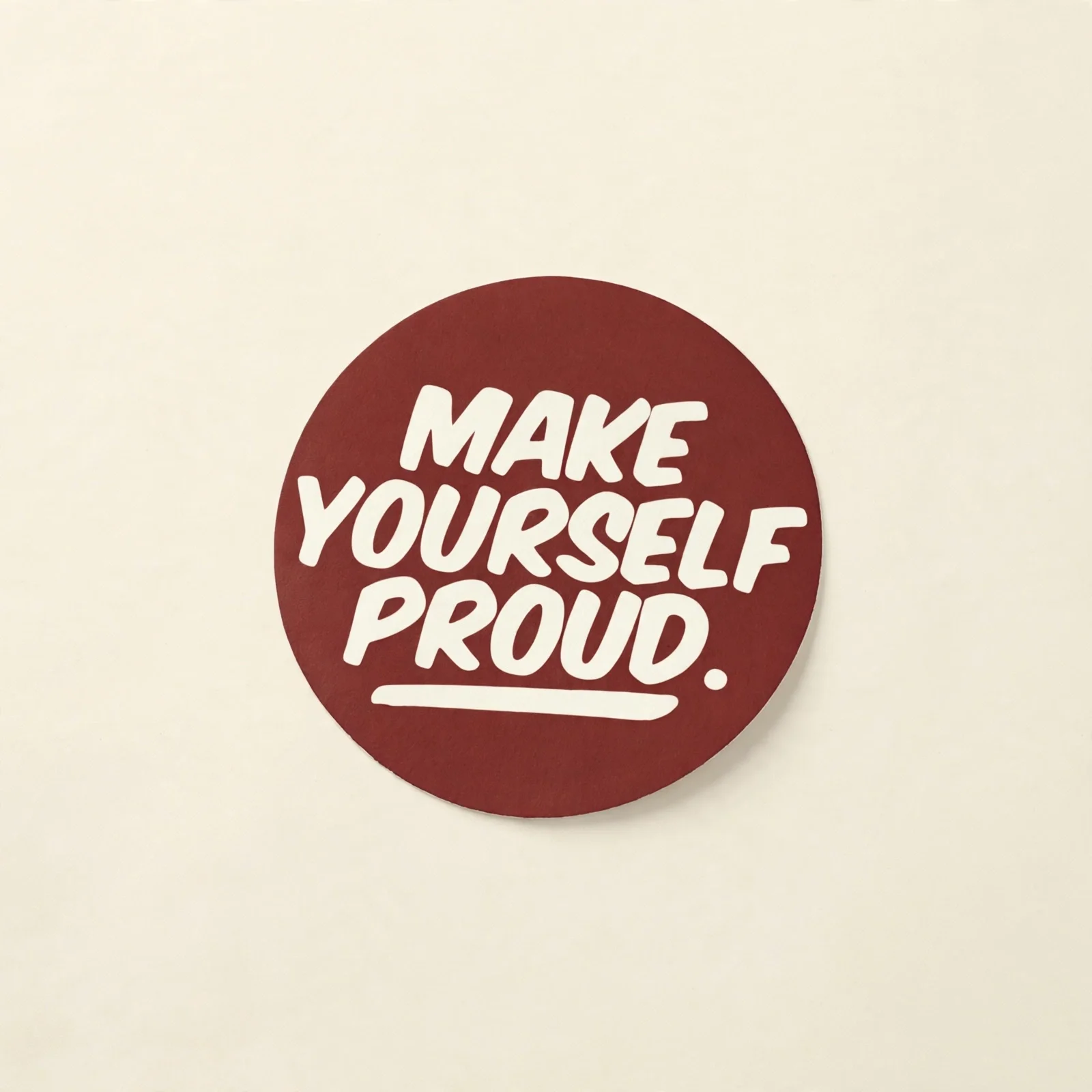 MAKE YOURSELF PROUD.