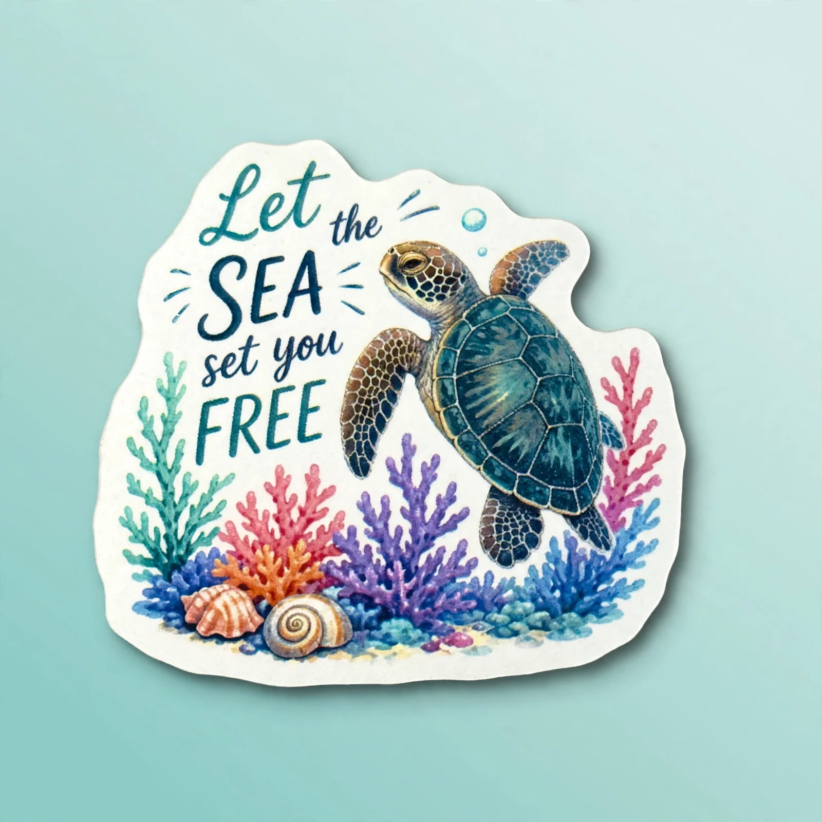 Let the SEA set you FREE (Shell Turtle)
