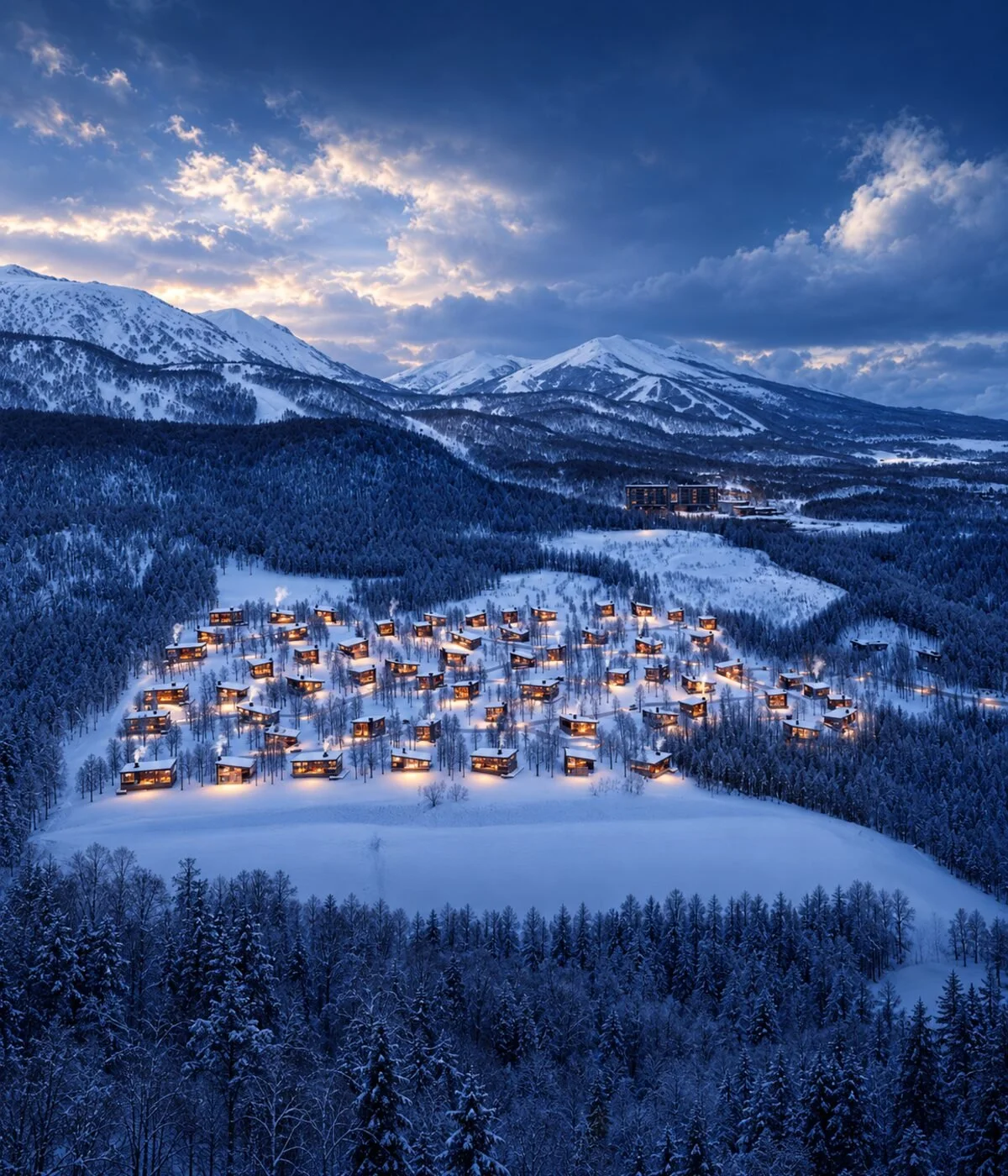 Odin Hills Niseko, a private residential estate near Hanazono with large landholdings and an owners’ clubhouse. Contact Off-Market Niseko for current availability.