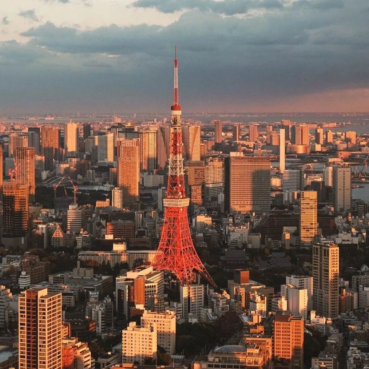 Tokyo cityscape and residential property market in Japan