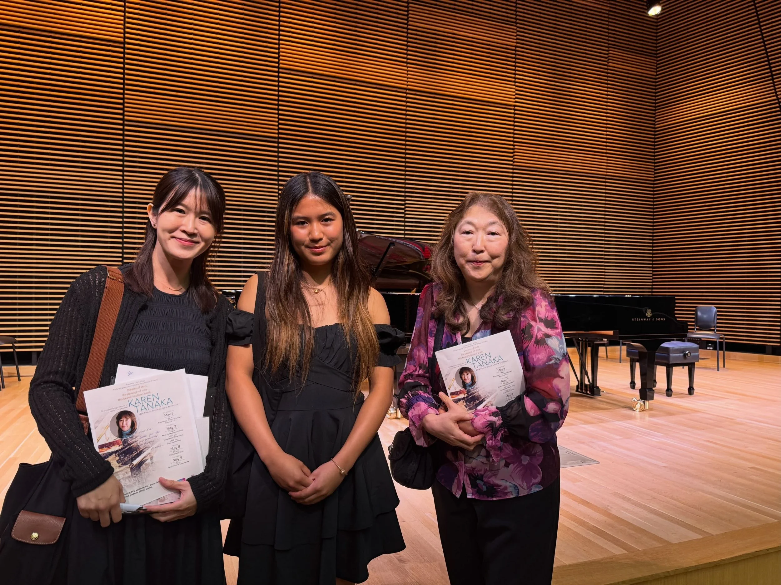 This is such a meaningful opportunity, and I truly cannot express enough how grateful I am for this experience. Thank you, Dr. Young, for giving my student Hailey and me the chance to be part of this performance, to perform the music of world famous 