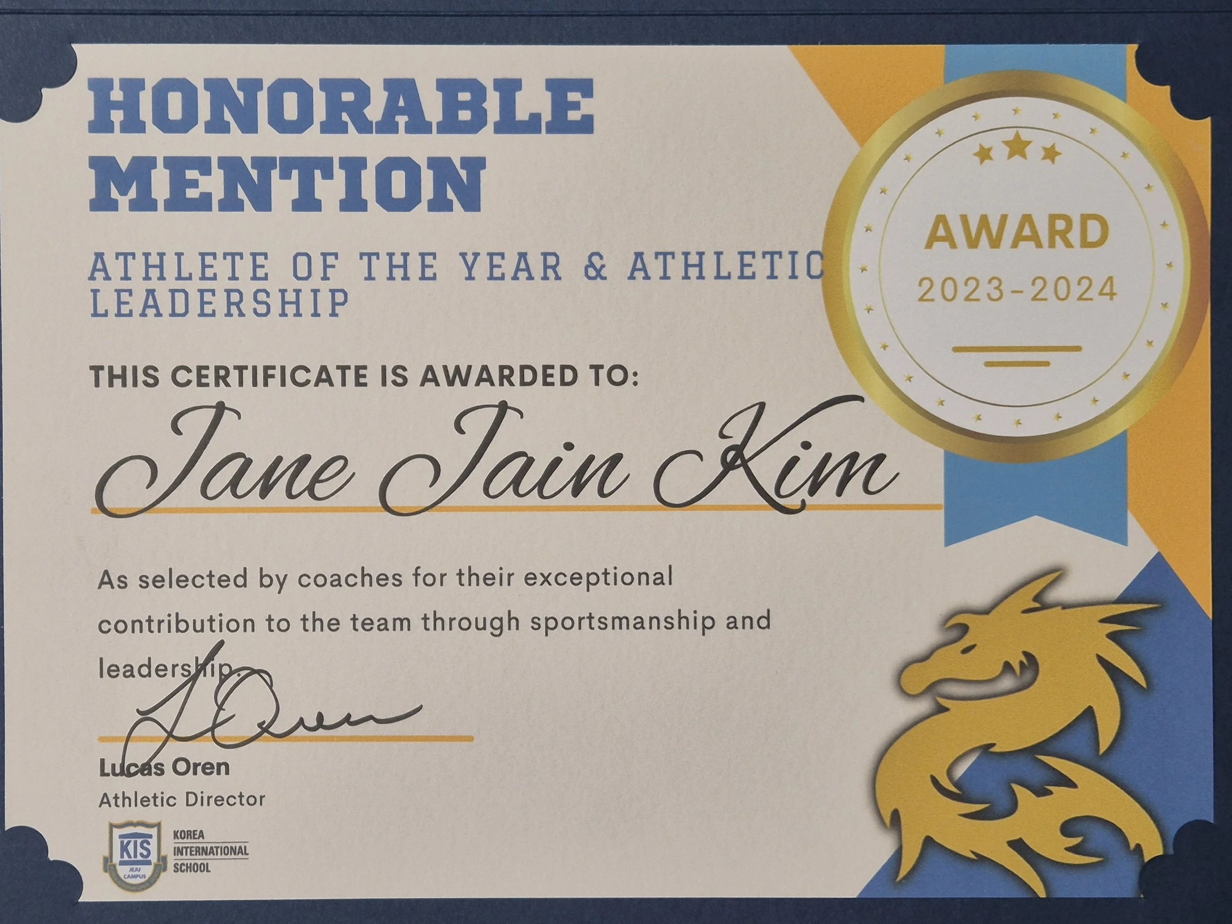2024 Award