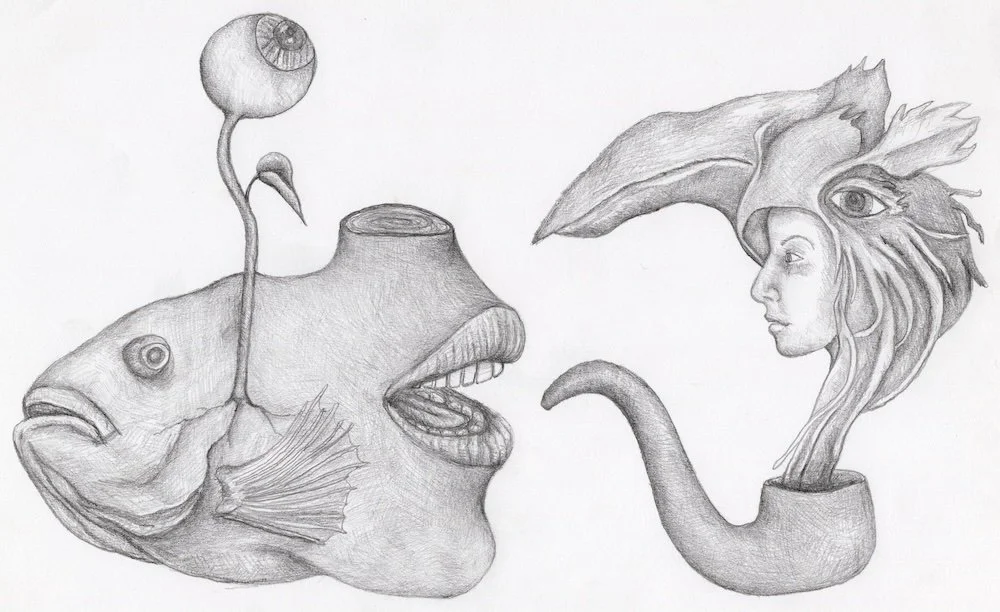 "Untitled 1", 2015.
Pencil on A4 paper.
Artist's collection.