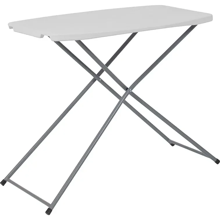 Titan Series™ 20'' x 30'' Adjustable Height Plastic Folding Table