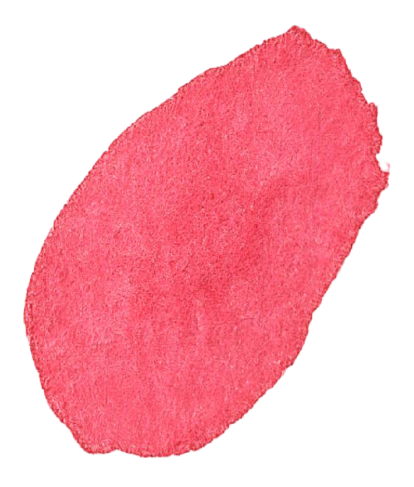 Tache d'aquarelle rosée