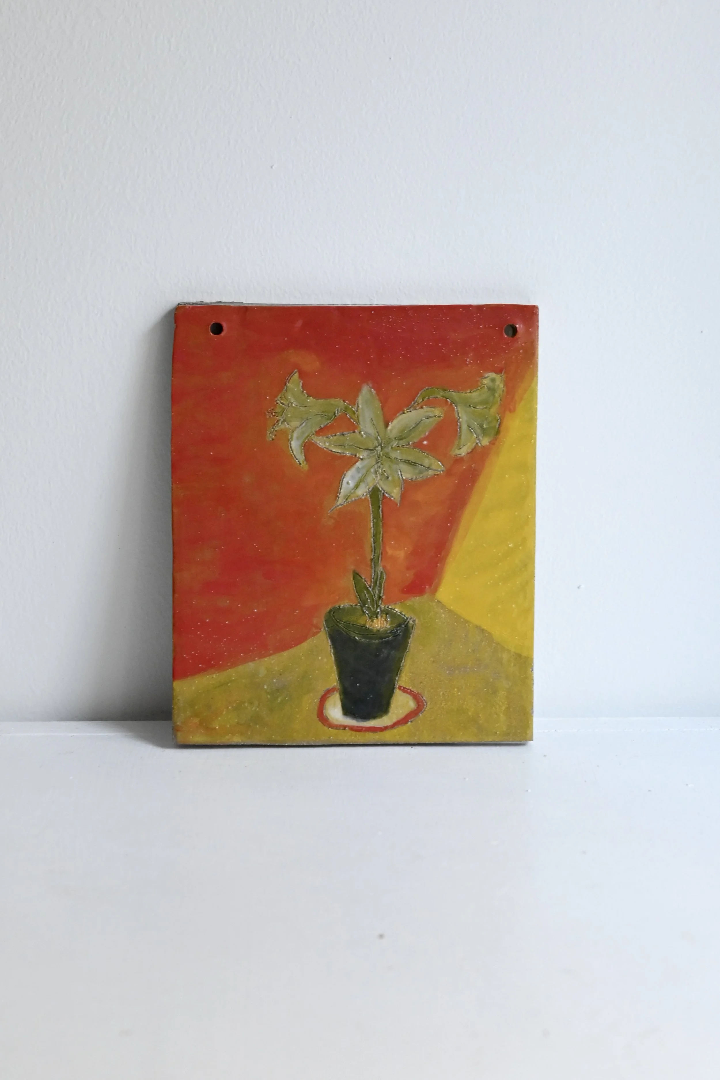 Tableau en grès - 14 x 17 cm