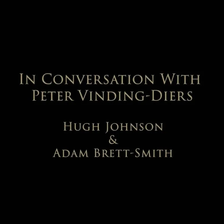 Hugh Johnson in conversation with Peter Vinding-Diers, with Corney &amp; Barrow