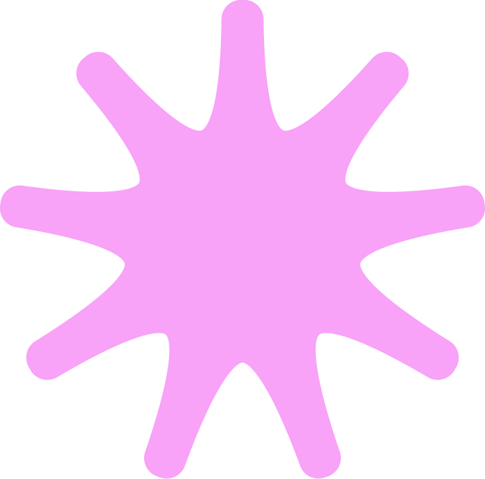 Light purple paint splatter on a white background.