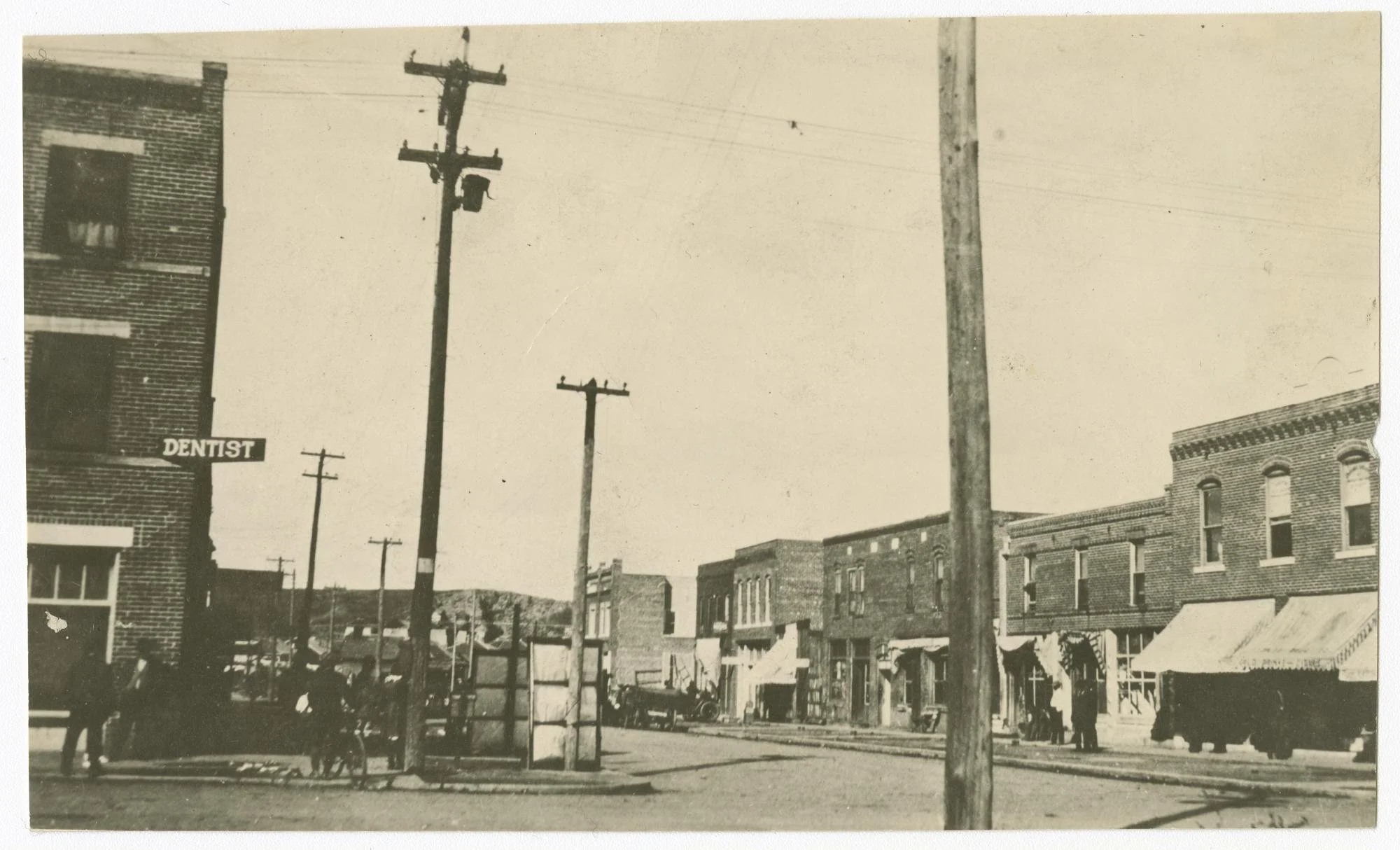 North Greenwood Avenue in Tulsa, Oklahoma, before the 1921 Tulsa Race Massacre, showing Black Wall Street businesses and community life.