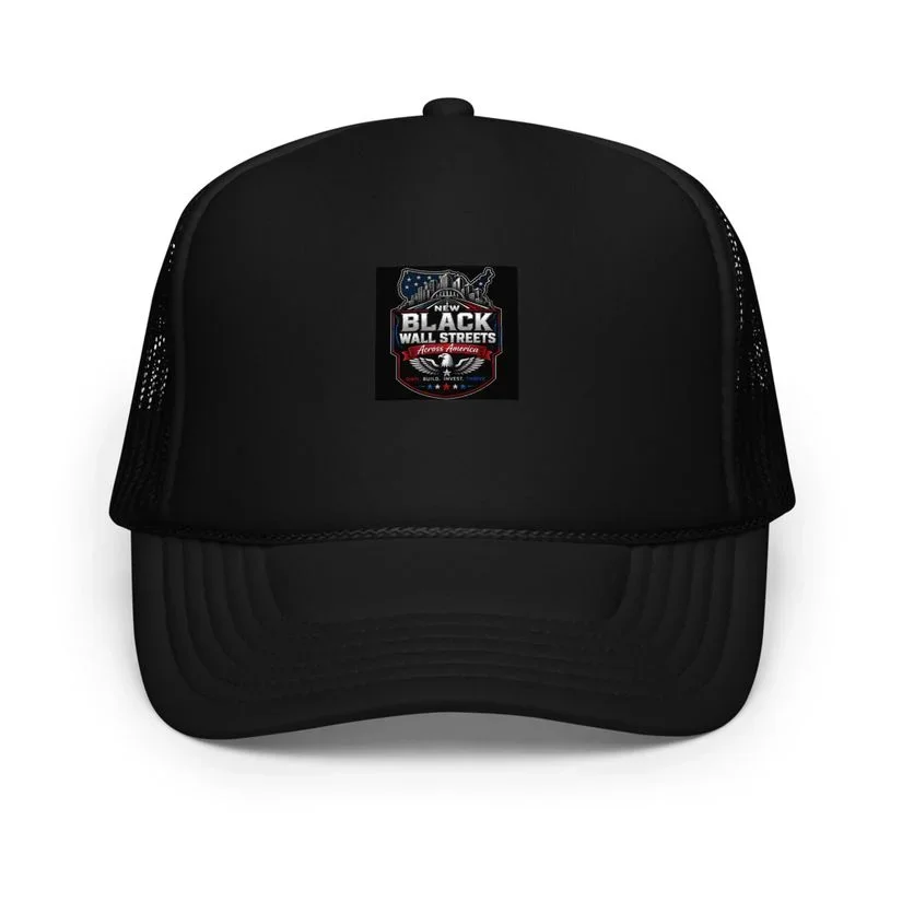 Movement printed-shield trucker cap