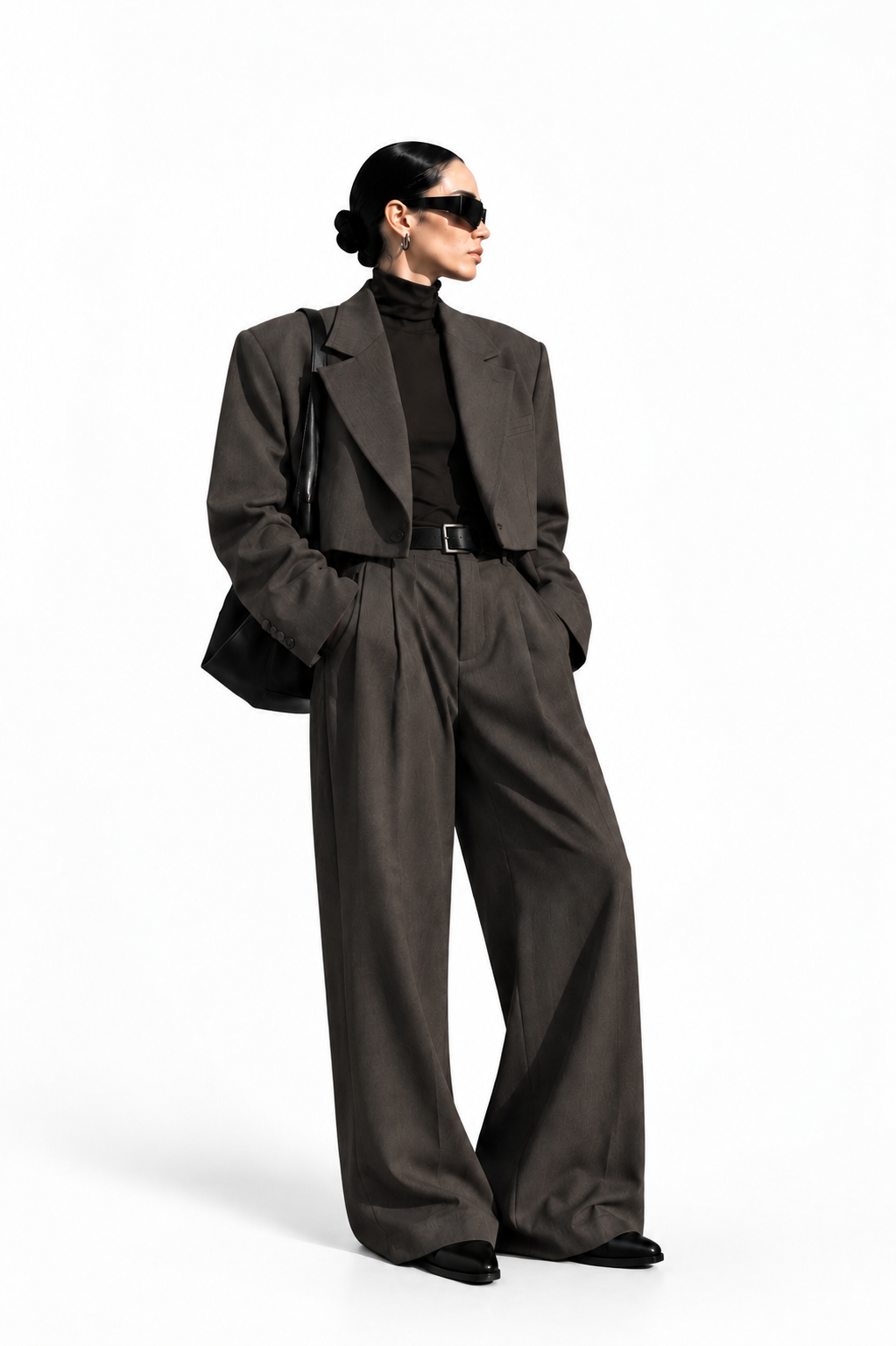 SHANIX — Axis Crop Blazer (code:05)