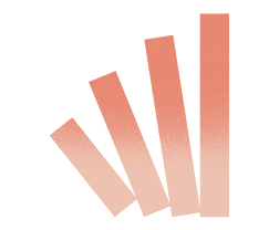 Abstract row of blocks slowly tipping over