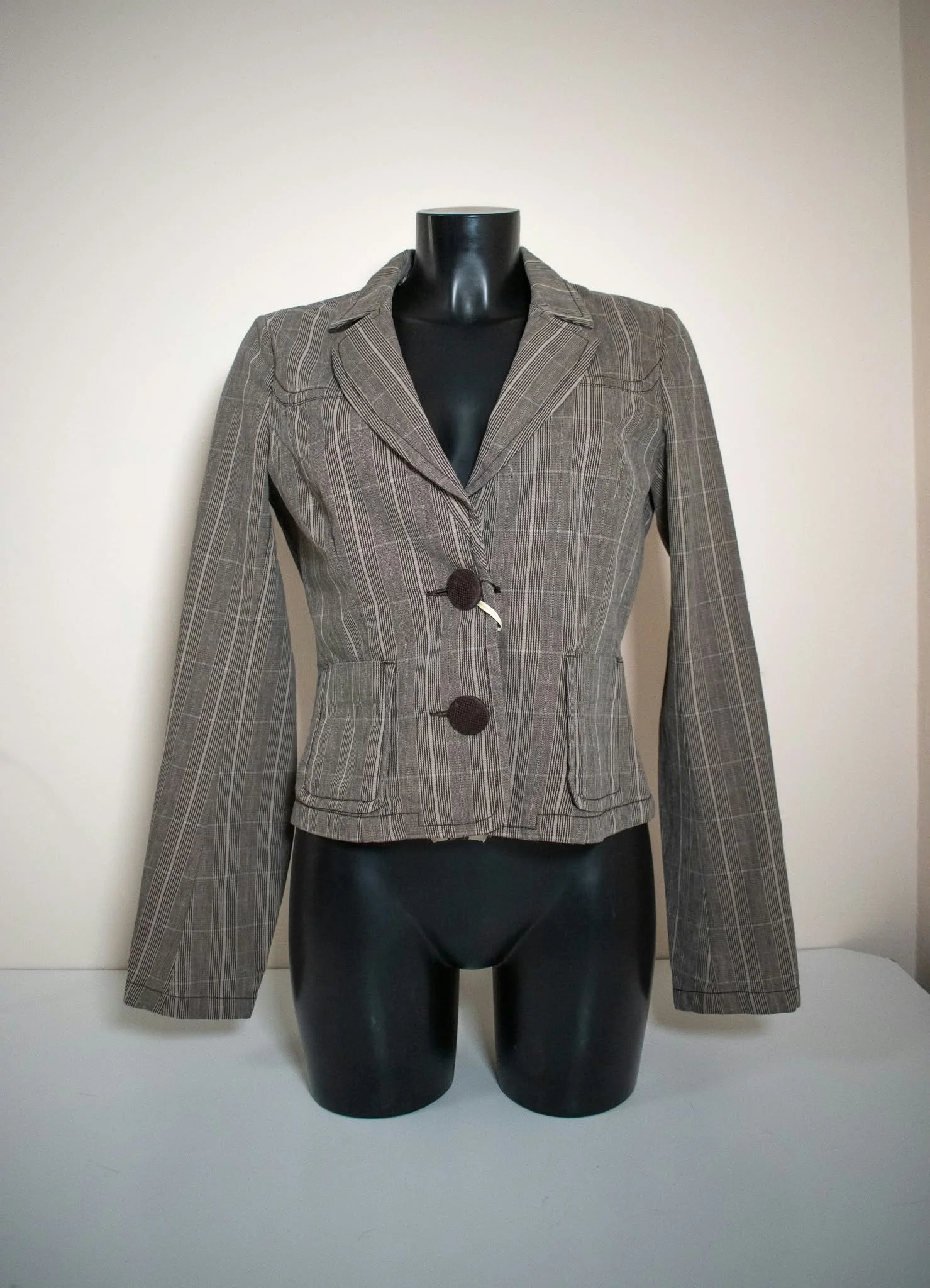 Blazer Sportmax Code Saturno príncipe de Gales T. 38 EU 90s Y2K