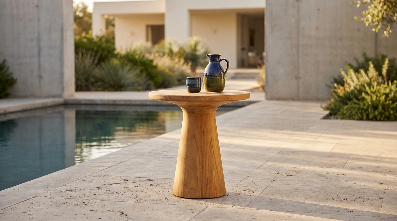 Teak Poolside Table