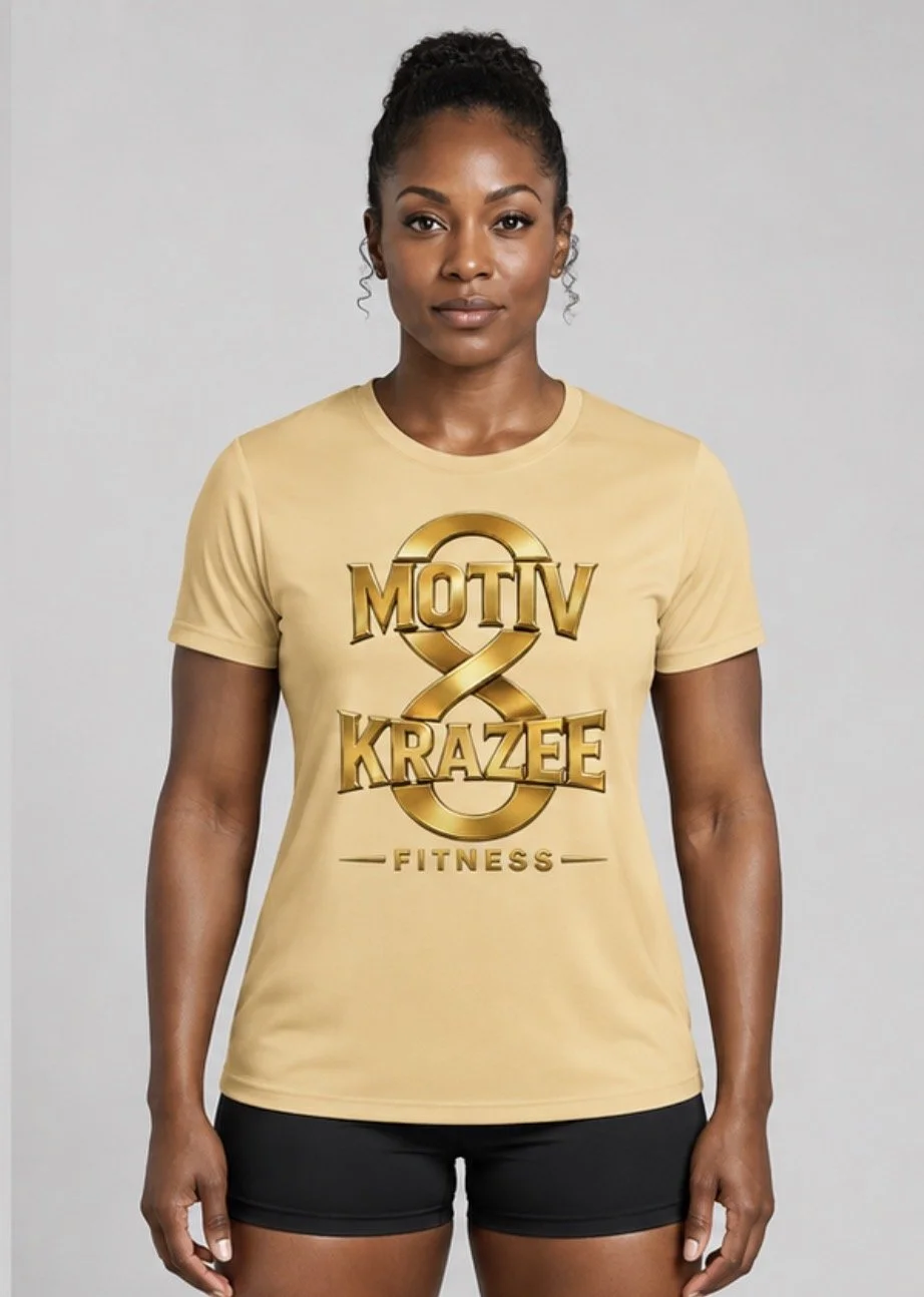 M8K8 Women's Sport Tee Vegas Gold
