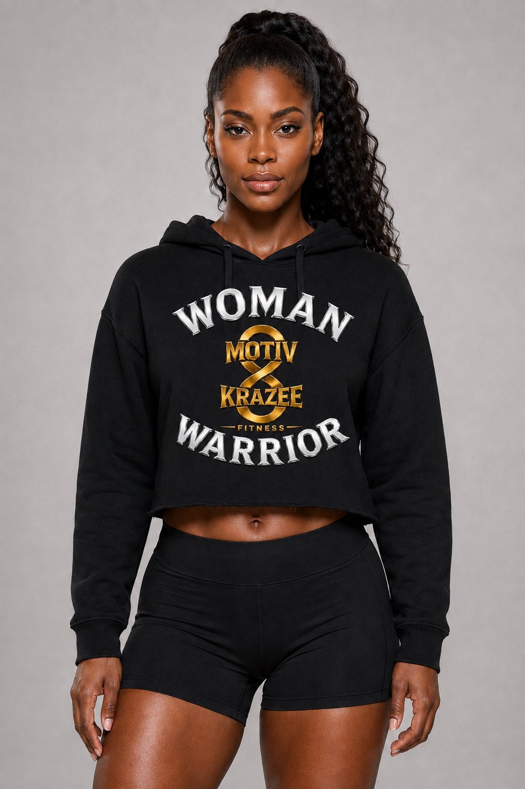 M8K8 Crop-Top Hoodie