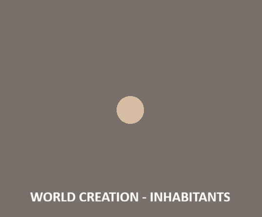 WORLD CREATION - INHABITANTS