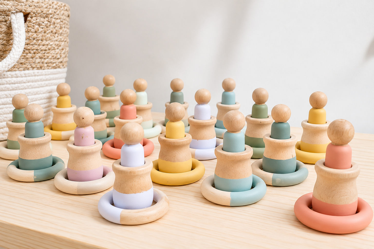 MUÑECOS MADERA