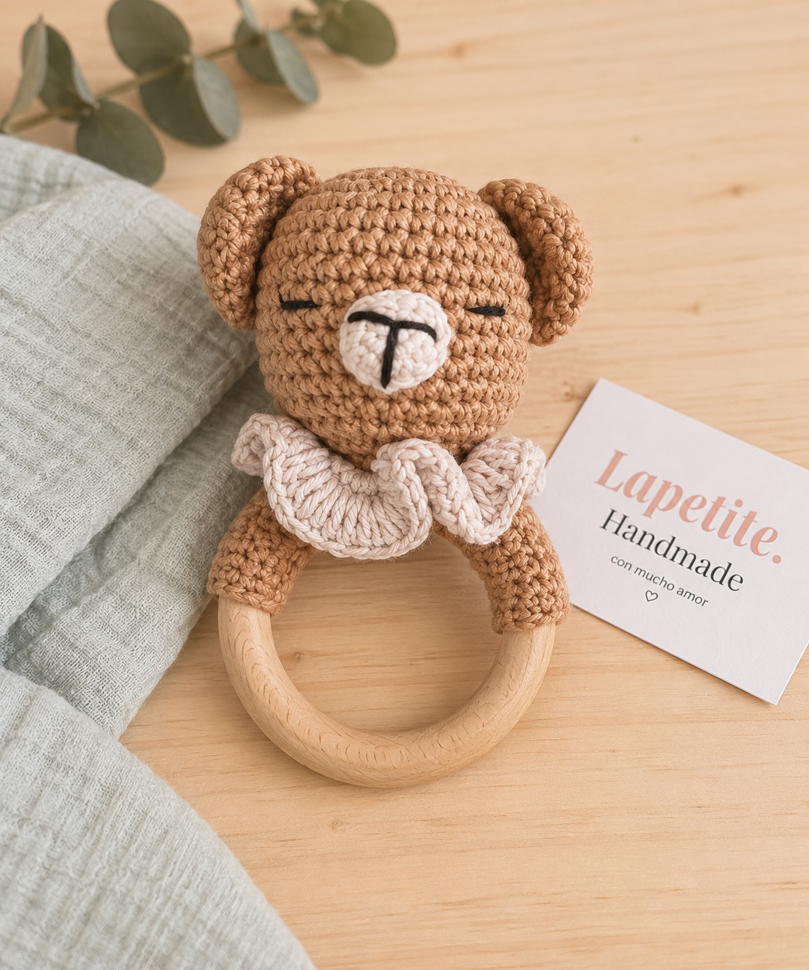 SONAJERO OSO CROCHET