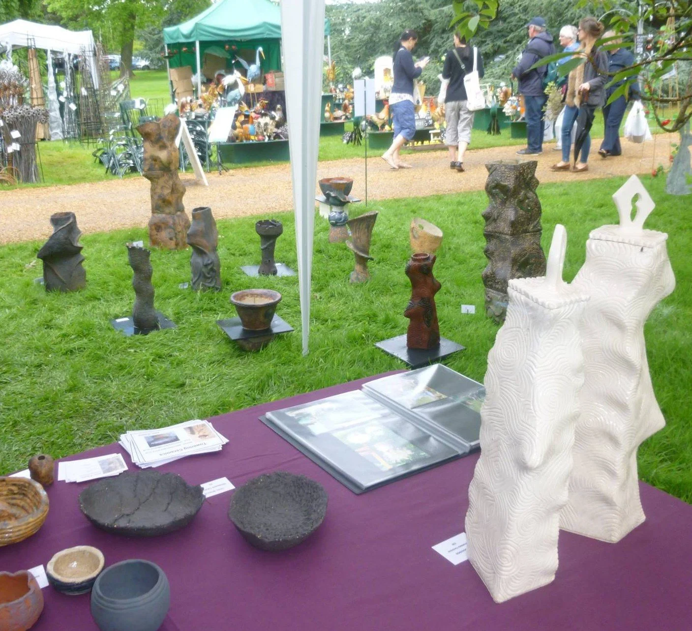 Woburn Garden Show - Towering Ceramics
