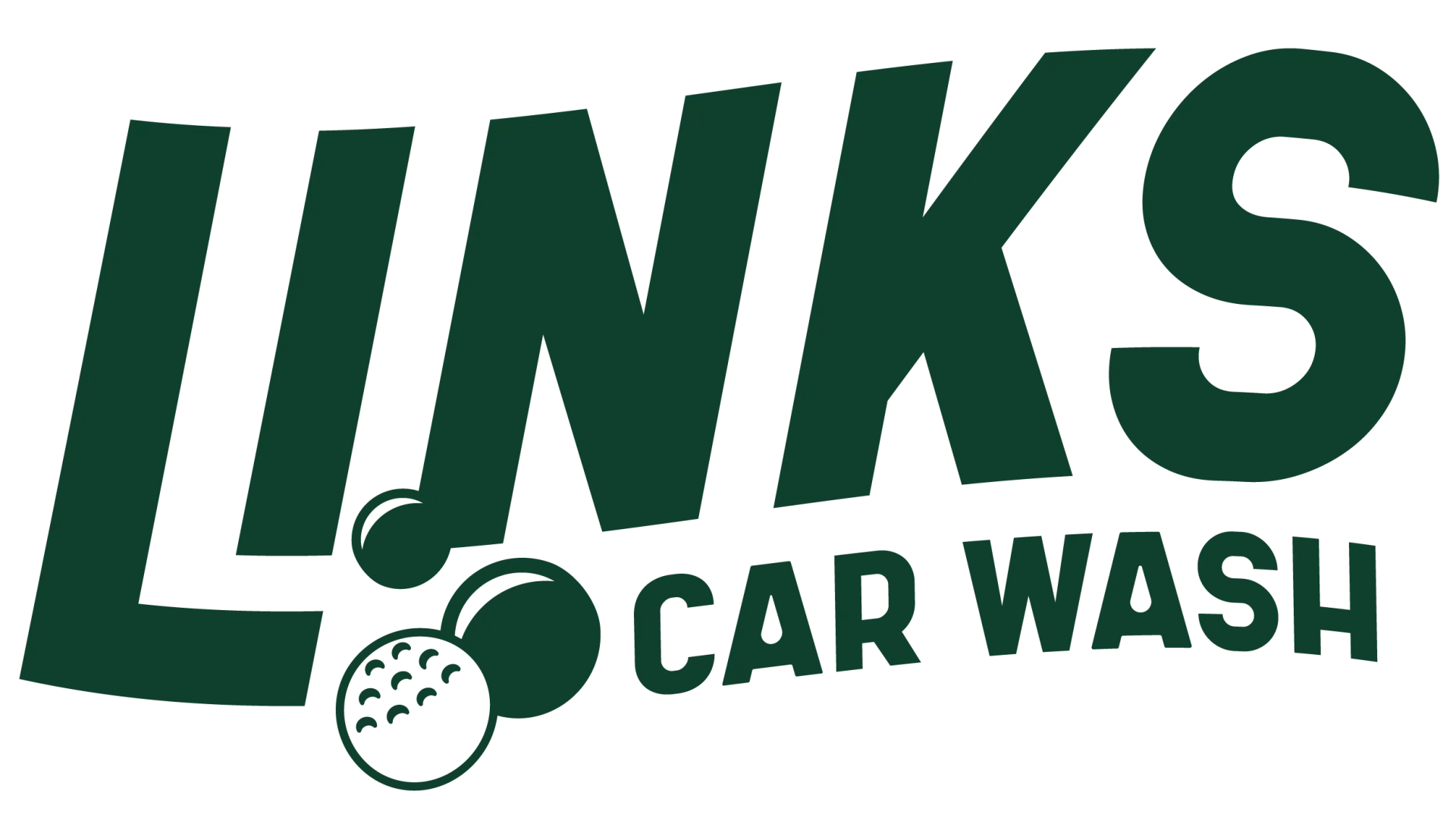 Green logo with the word 'Lynks' in bold, stylized font, featuring a small sushi roll illustration and the words 'Car Wash' underneath.