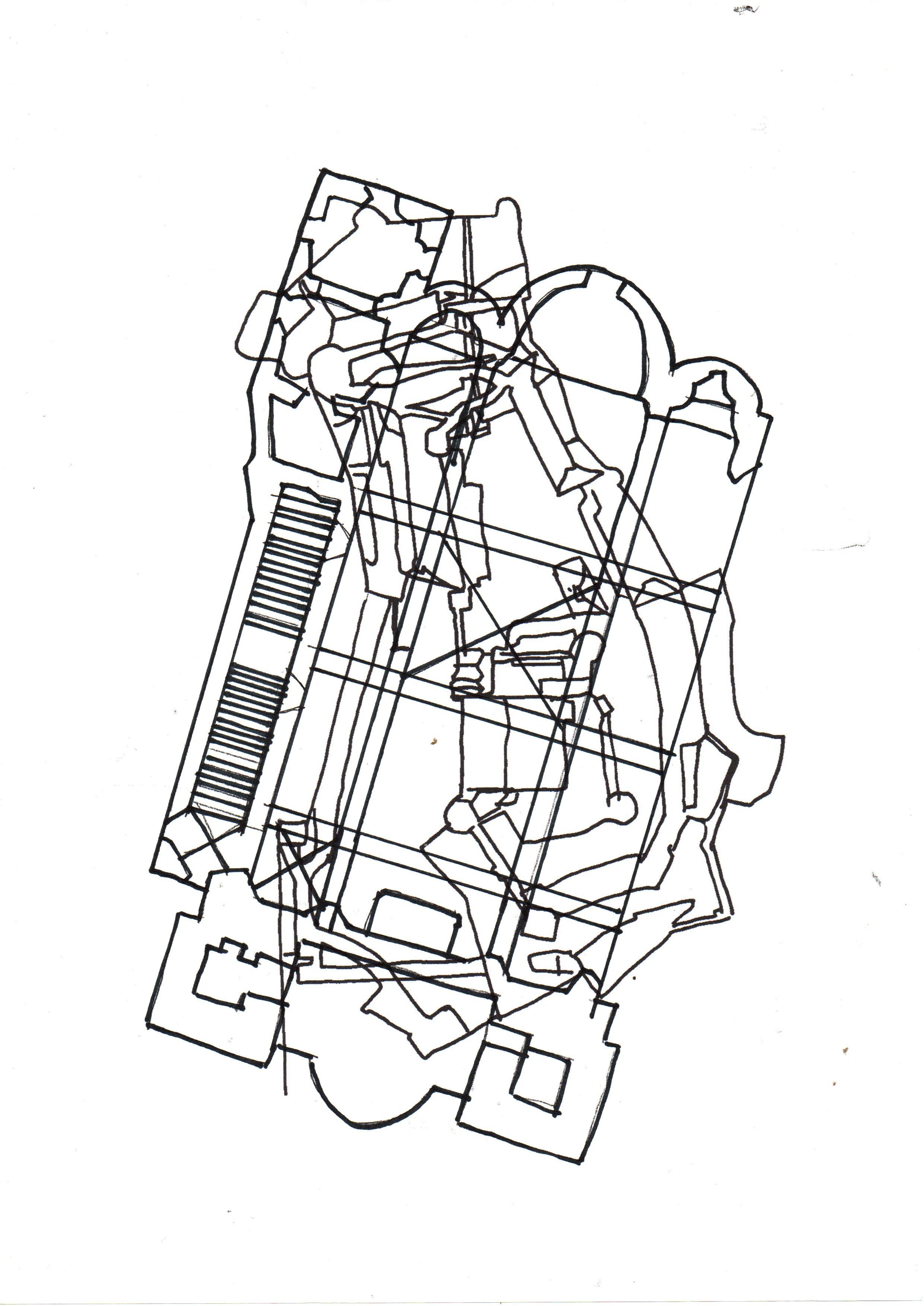 ichnographies: salzburg series, pencil on paper, A4, 2026.