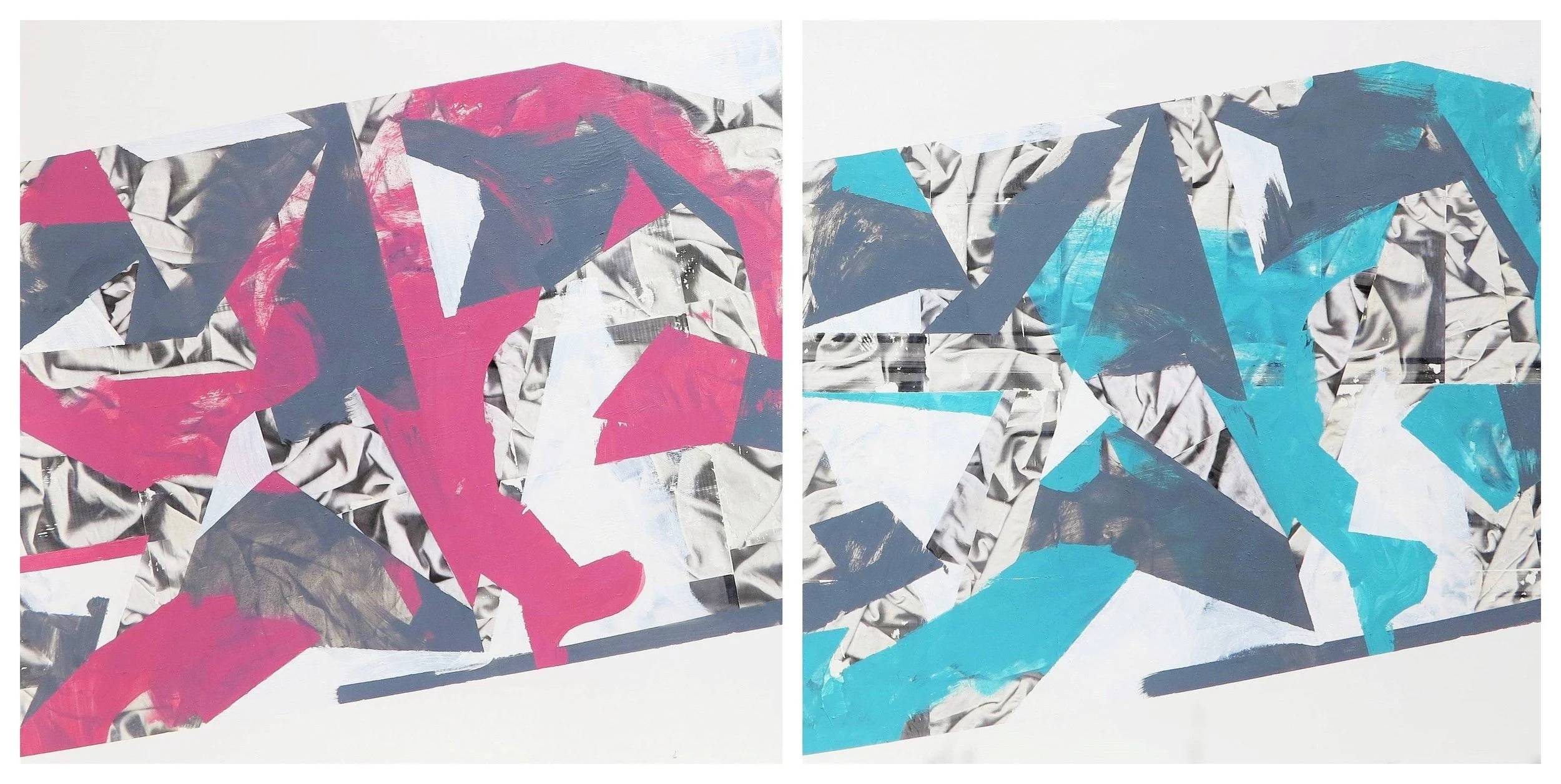 E#54 enamel and paper tranfer on hardboard, each 10x120 cm.jpg