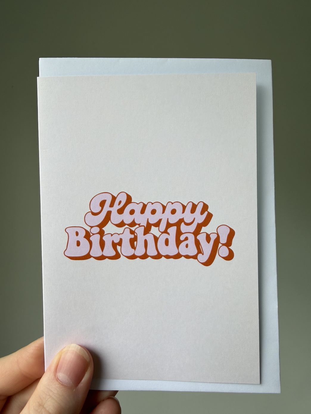 Happy Birthday Card (Pink)
