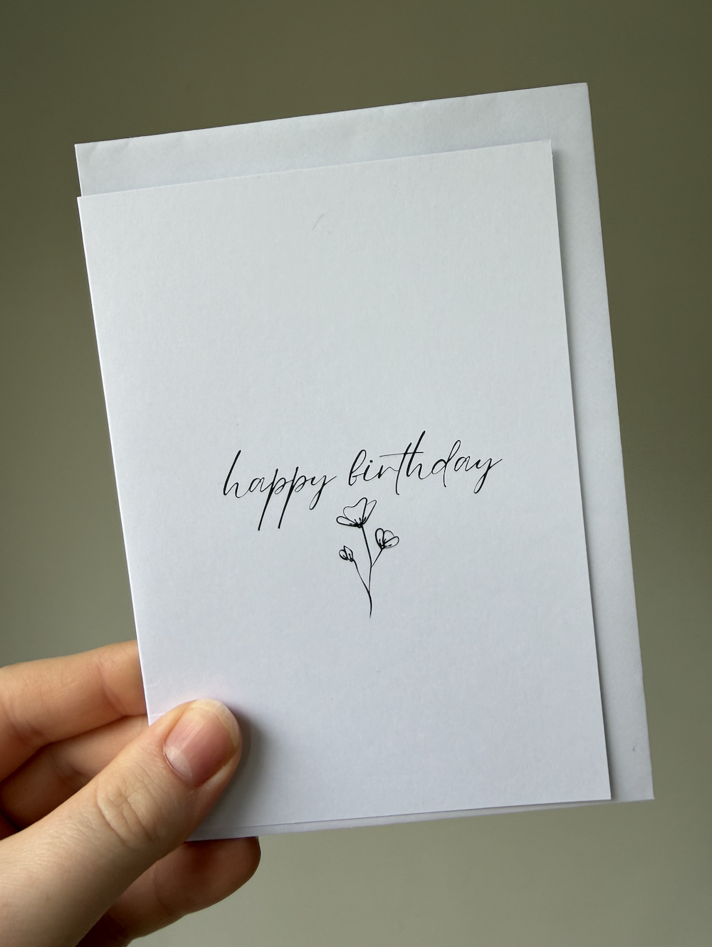 Happy Birthday Card (flowers)