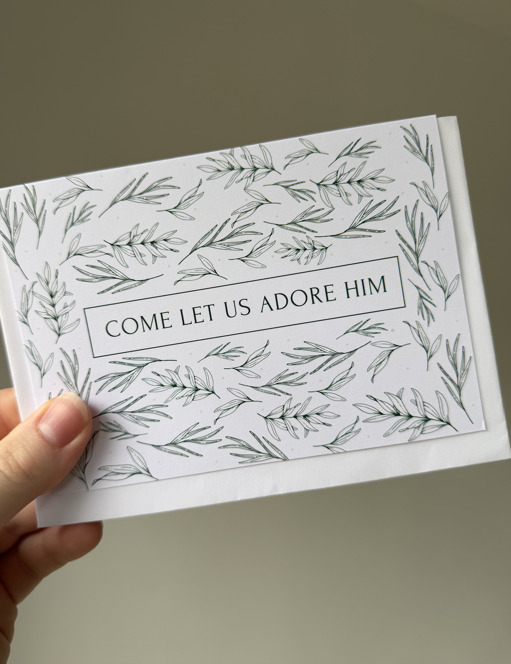 Christmas Card (Come Let Us Adore)