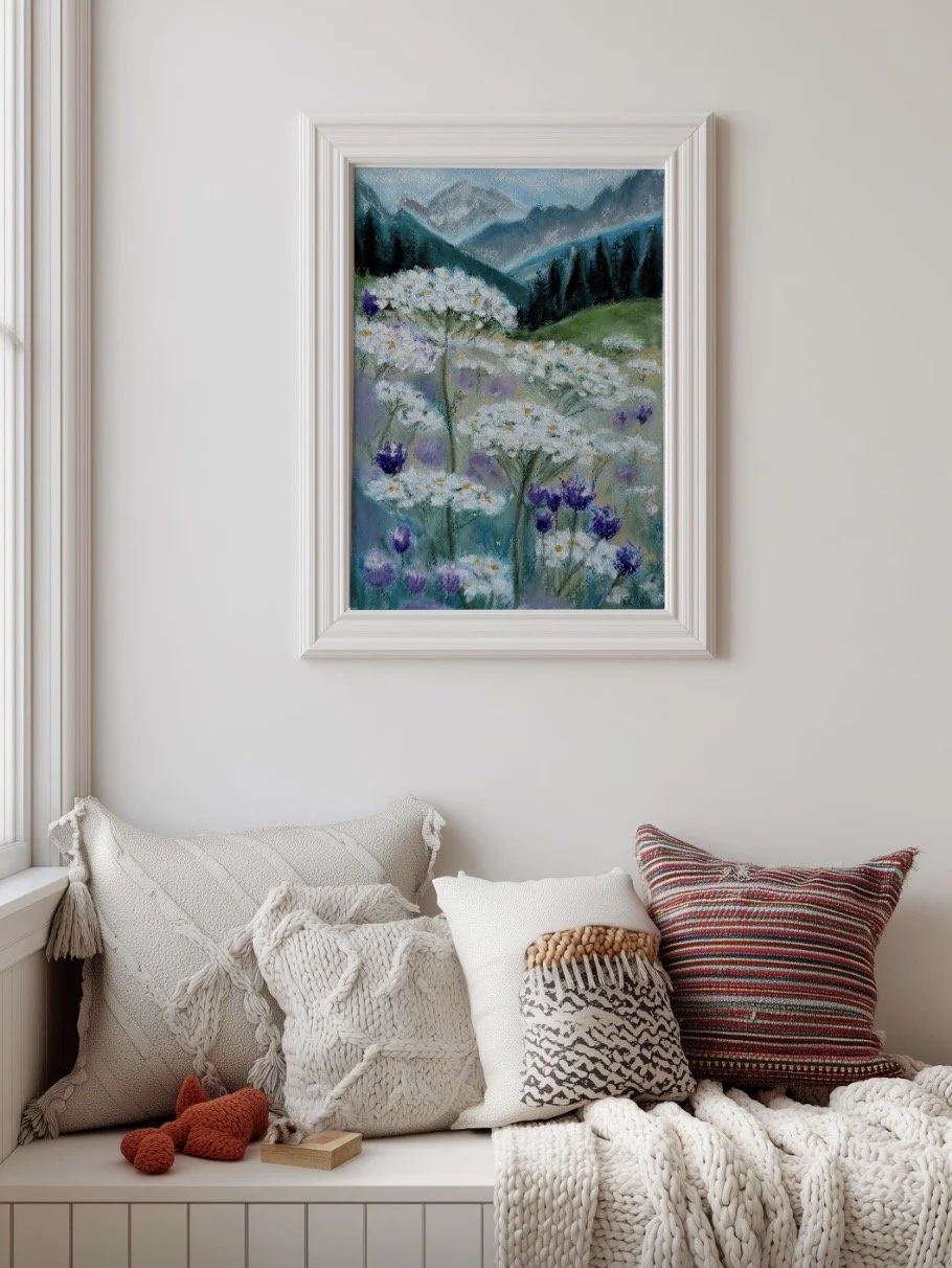 Weiße-Blumen-Berglandschaft-Gemälde.jpg