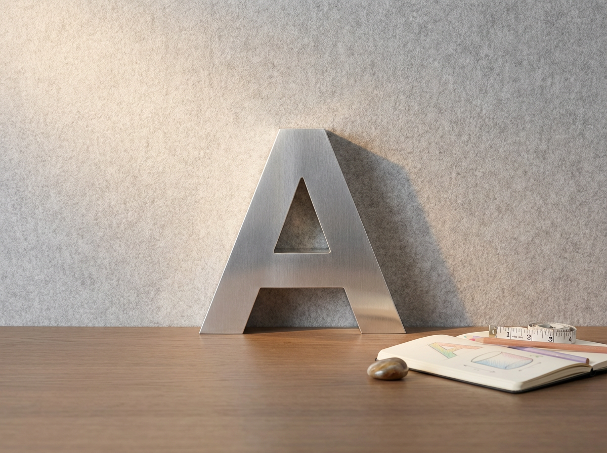 Aluminum Dimensional Letters