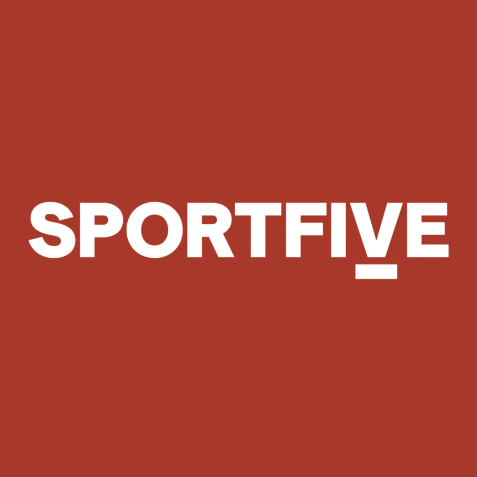 Red background with the word 'SPORTIVE' written in white capital letters.