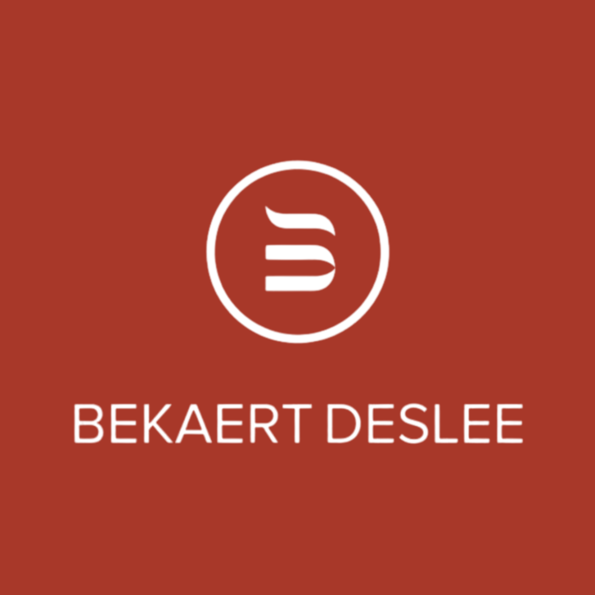 A logo with a red background featuring a white stylized eye and the words "PEKABET DESLE" below.