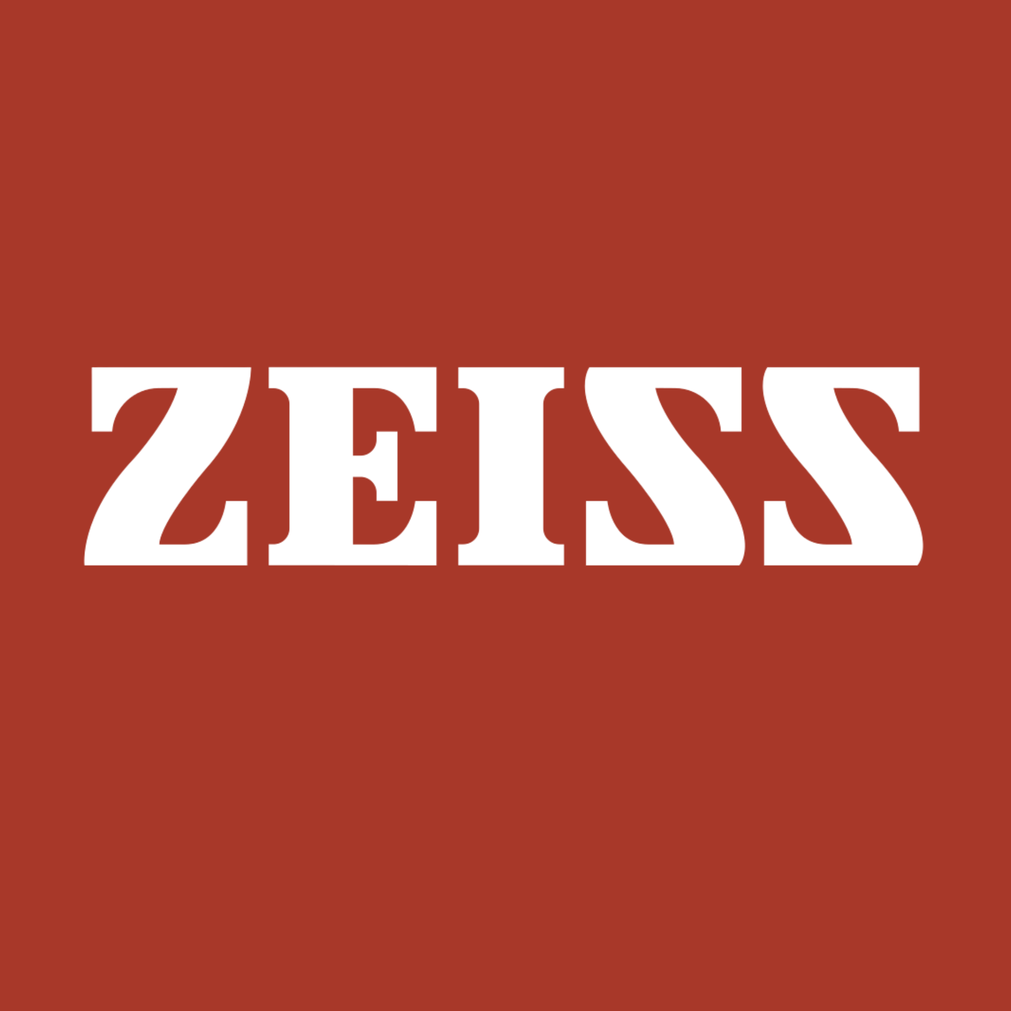 A burnt orange background with white text that reads 'ZEBRA'.