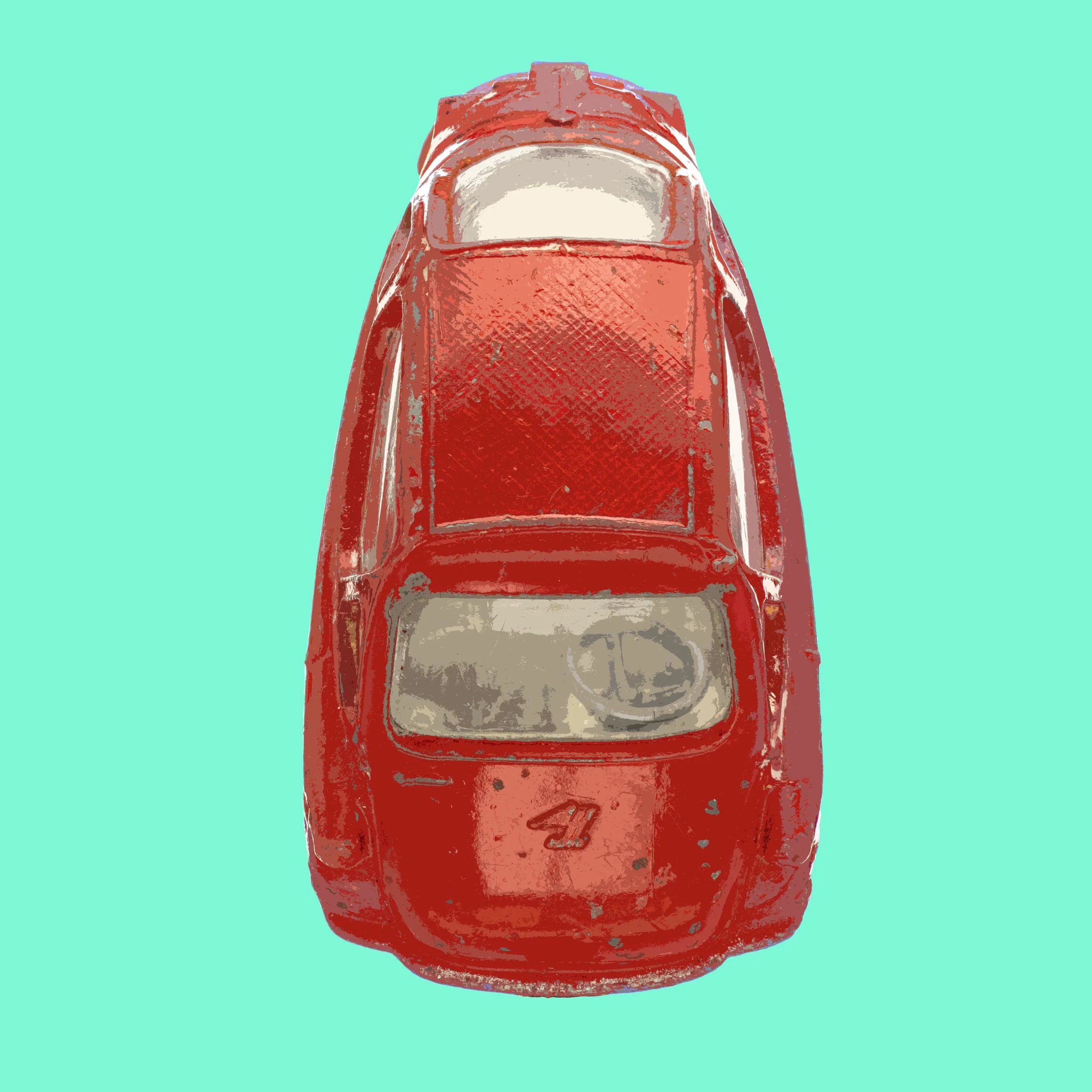 Pop Art Bubble car