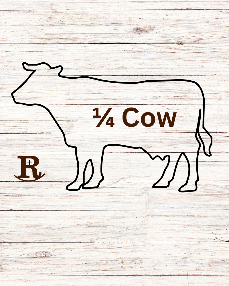 1/4 Cow Box (100lbs of Beef)