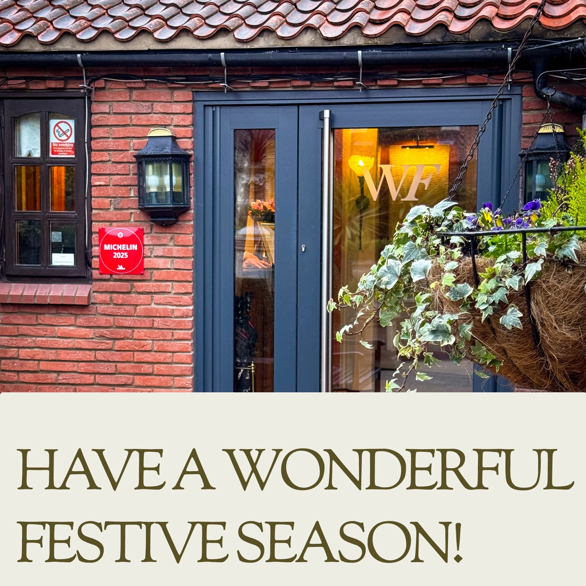 CLOSED FOR CHRISTMAS AND NEW YEARS.