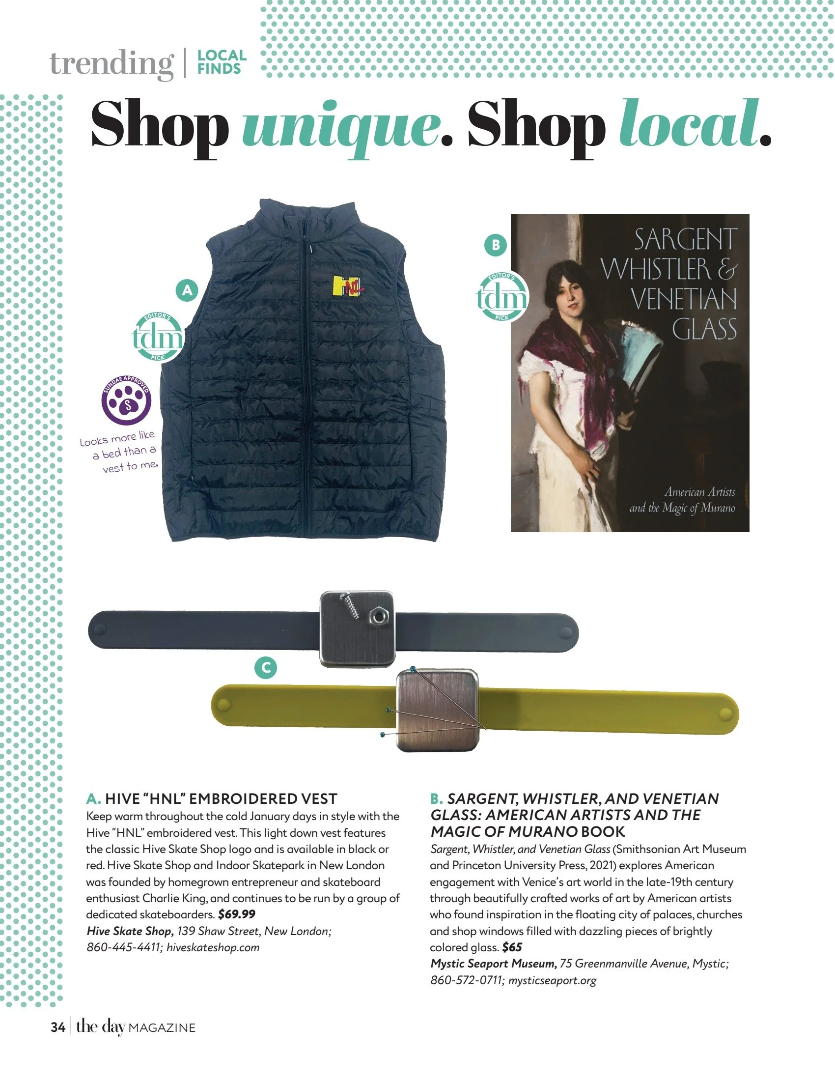 Local finds | The Day Magazine, January 2023