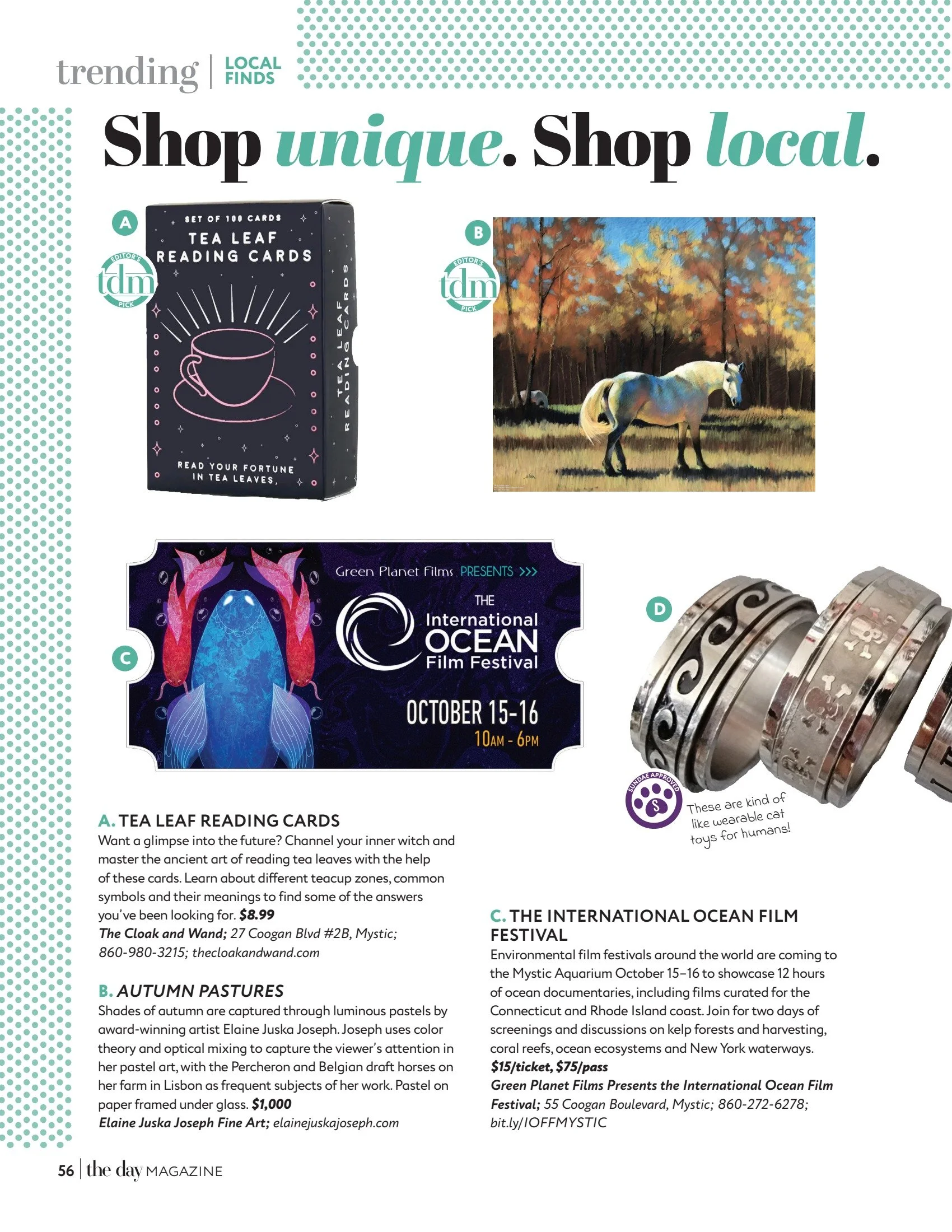 Local finds | The Day Magazine, October 2022