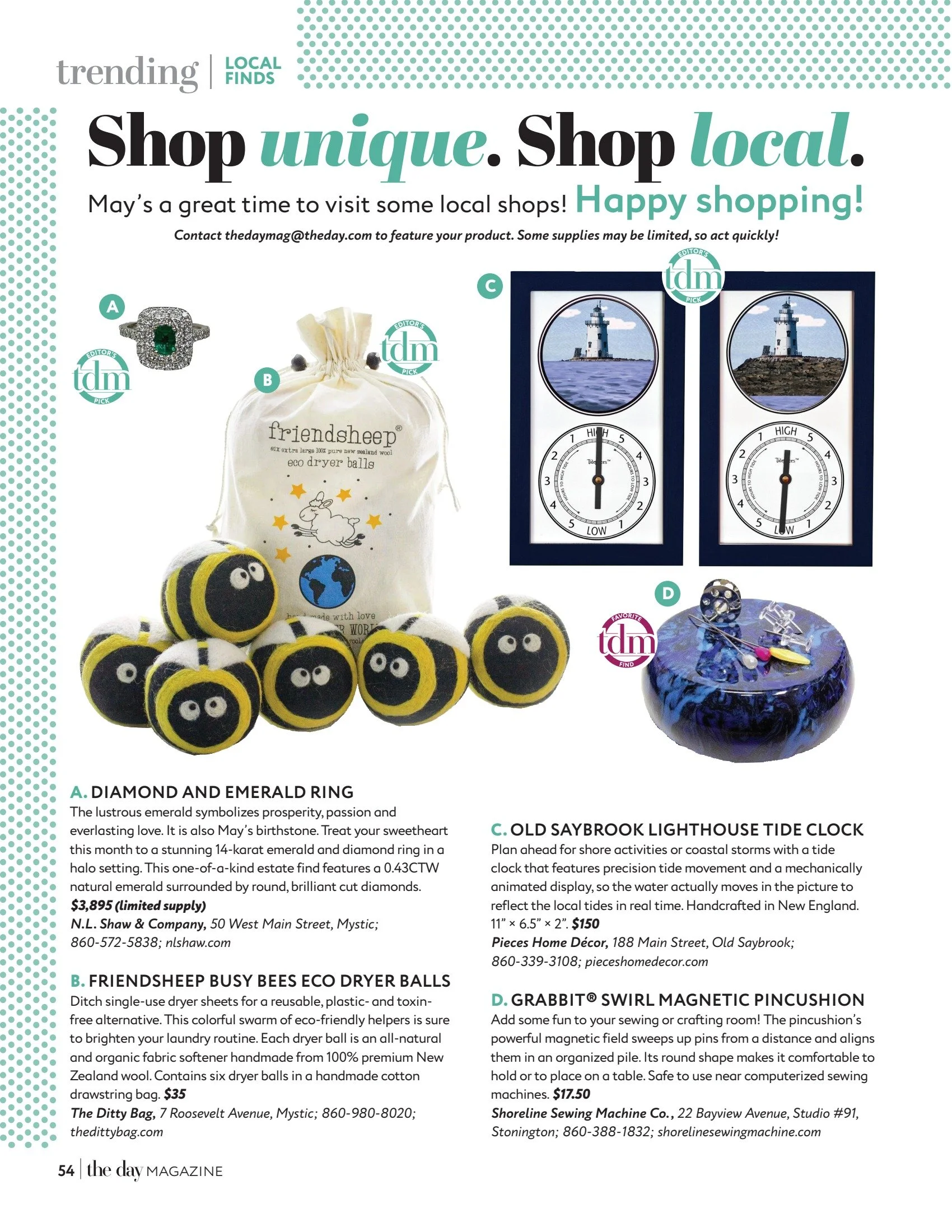 Local finds | The Day Magazine, May 2023