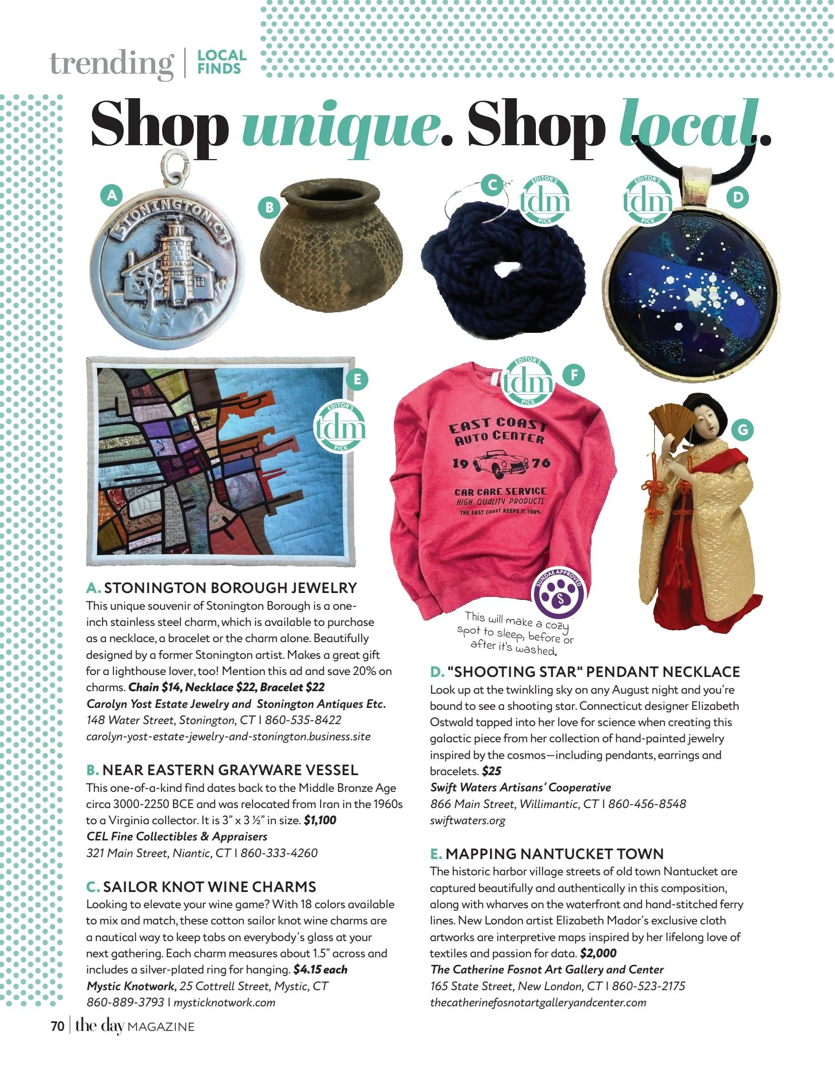 Local finds | The Day Magazine, August 2022