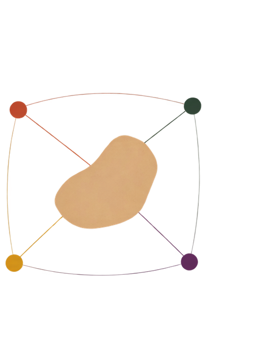 Illustration representing making sense of connections and complexity.