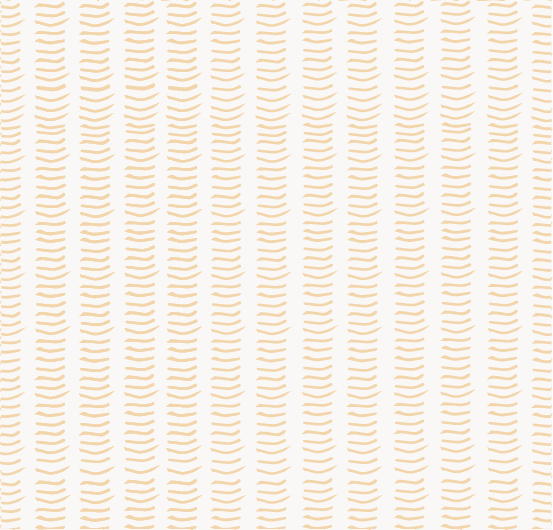 Fine hand drawn honey colored brush marks arranged in a repeating pattern on a cream background.