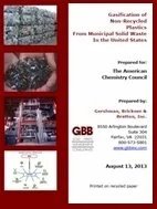 Report on Conversion of Waste Into Energy via Emerging Gasification Technologies