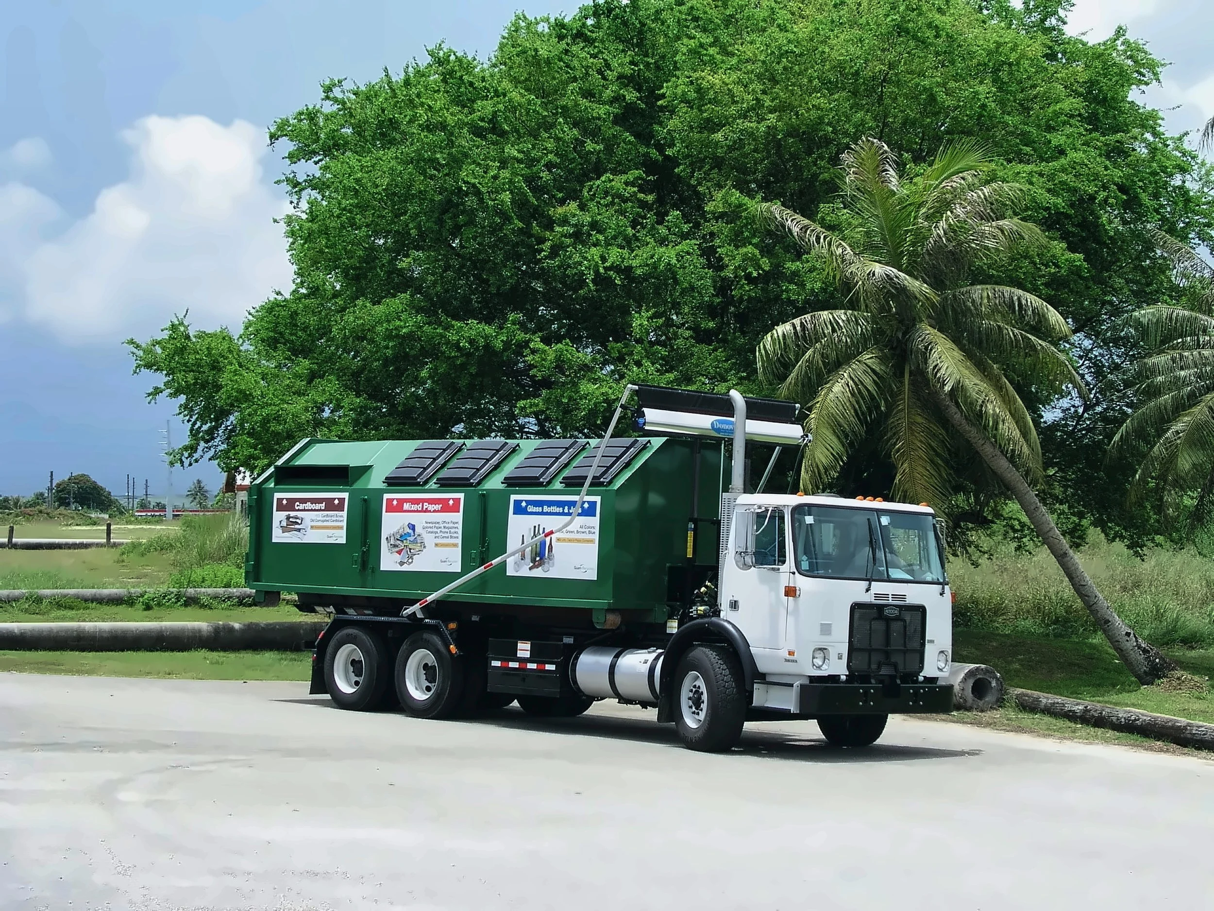 New roll-off truck and container purchased for Guam Solid Waste Authority