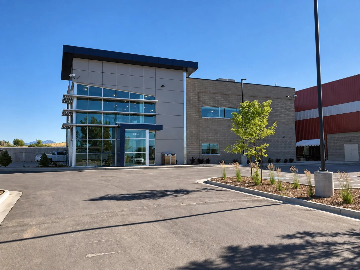 Entrance to the Wasatch Integrated Waste Management District facility, Layton, Utah