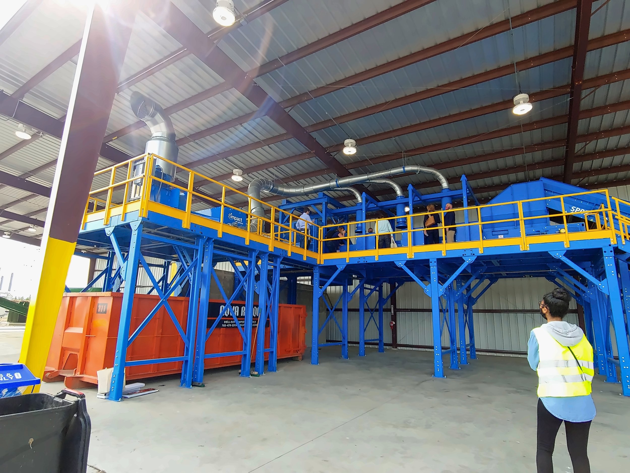 Ribbon cutting at the Prince William County compost facility, 2020