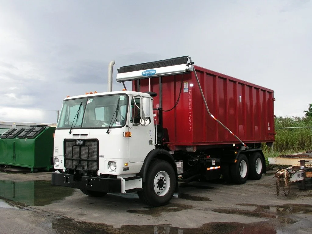 New roll-off truck for the Guam Solid Waste Authority