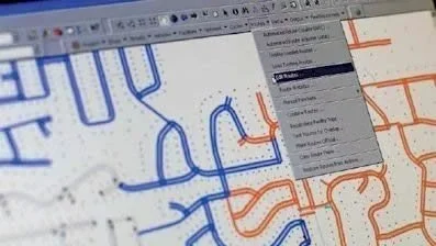 Collection routes shown in FleetRoute routing software